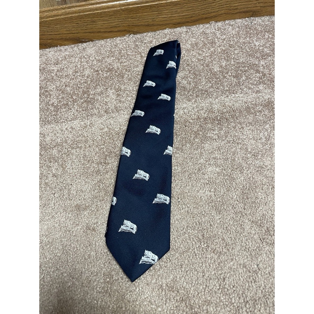 Nittany‎ Lion Penn State BLUE NECK TIE Pennsylvania PSU VINTAGE